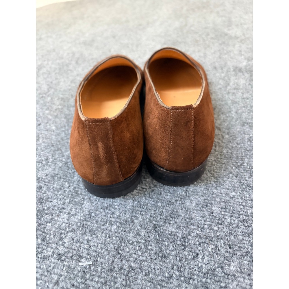 Bally Chestnut Suede Penny Loafers - Picture 4 of 10
